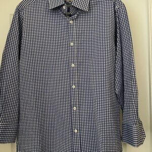 English Laundry Blue Checkered Shirt